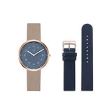 Storm Cloud 34mm + Navy Leather 16mm