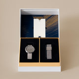 Smoke Green 34mm + Silver Mesh 16mm