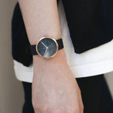 Storm Cloud 34mm + Navy Leather 16mm