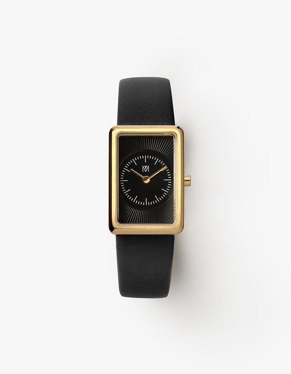 Noir 18mm | Art Deco | マベン ウォッチズ MAVEN WATCHES 【公式