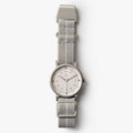 Gray minimalist womens watch
