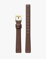 Symmetria Series - Mahogany Leather Watch Band