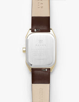 Symmetria Series - Mahogany Leather Watch Band