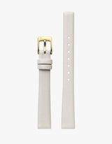 Symmetria Series - Offwhite Leather Watch Band