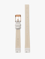 Symmetria Series - Offwhite Leather Watch Band