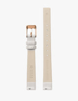 Symmetria Series - Offwhite Leather Watch Band