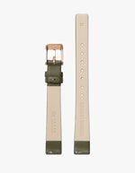 Symmetria Series - Olive Leather Watch Band