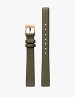 Symmetria Series - Olive Leather Watch Band